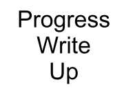 Write Up and My Ramblings