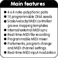 Main features