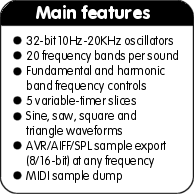 Main features