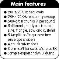 Main features
