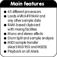 Main features