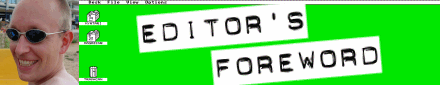 Editor's Foreword banner