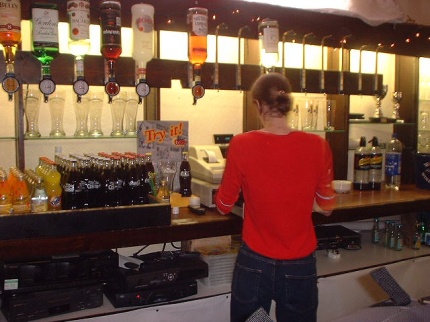 [Photo: The bar]
