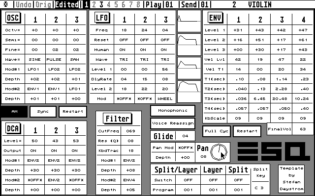 Ensoniq ESQ editor 