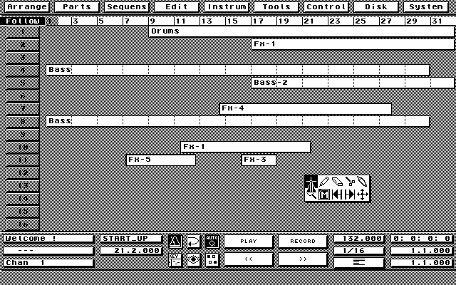 IMS main screen